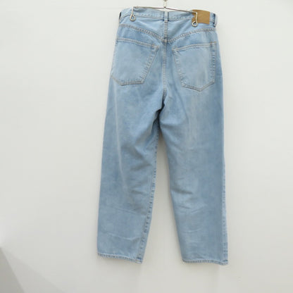 markaware | マーカウェア WORKER STRAIGHT 5POCKETS デニムパンツ A22B-09PT11C ブルー サイズ：1【瀬戸大橋店】