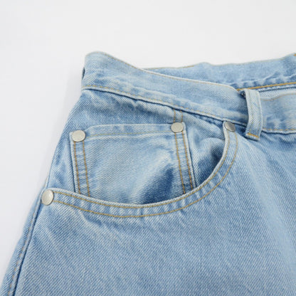 markaware | マーカウェア WORKER STRAIGHT 5POCKETS デニムパンツ A22B-09PT11C ブルー サイズ：1【瀬戸大橋店】