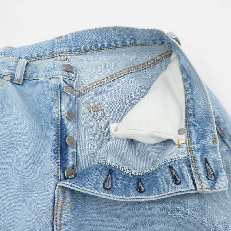 markaware | マーカウェア WORKER STRAIGHT 5POCKETS デニムパンツ A22B-09PT11C ブルー サイズ：1【瀬戸大橋店】