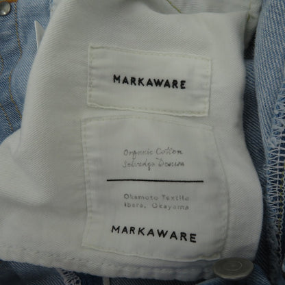 markaware | マーカウェア WORKER STRAIGHT 5POCKETS デニムパンツ A22B-09PT11C ブルー サイズ：1【瀬戸大橋店】