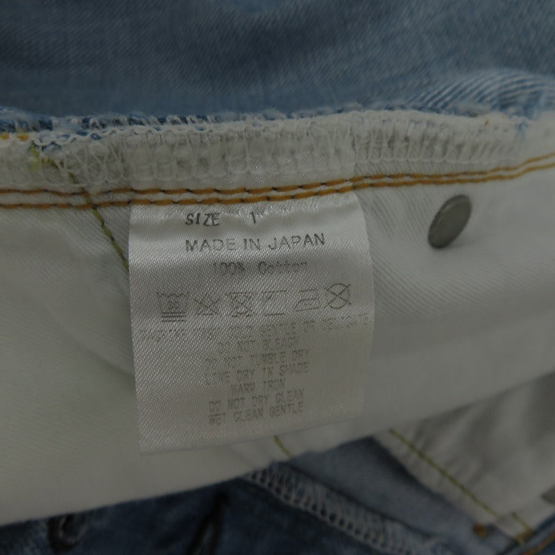 markaware | マーカウェア WORKER STRAIGHT 5POCKETS デニムパンツ A22B-09PT11C ブルー サイズ：1【瀬戸大橋店】