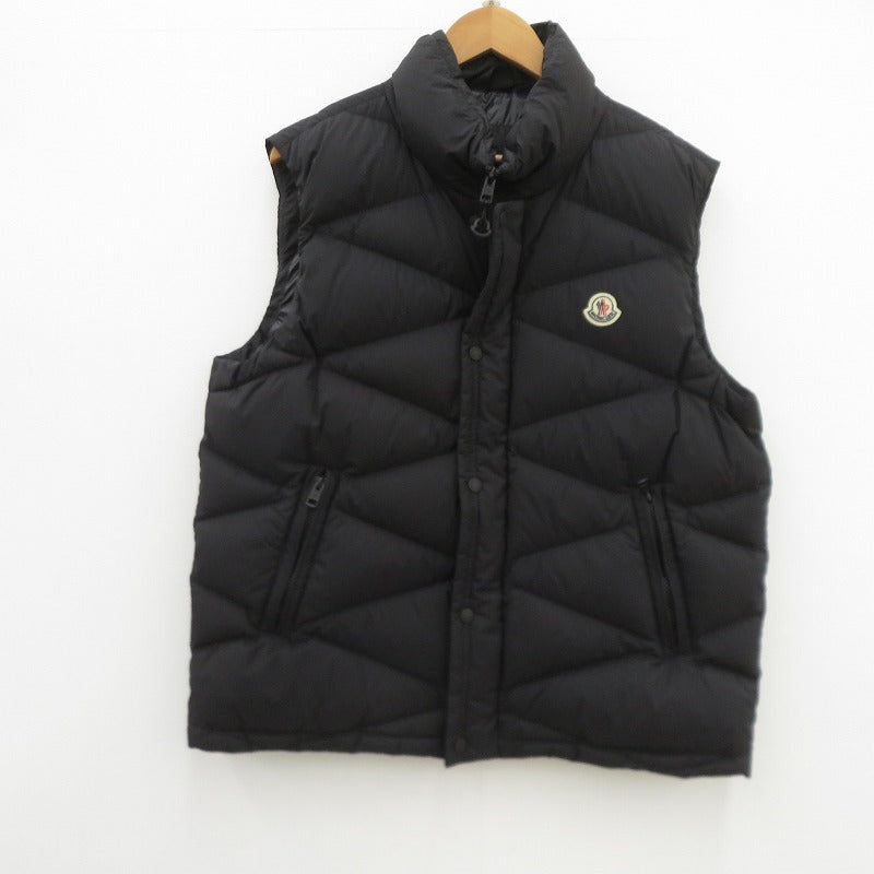 MONCLER | モンクレール BOREAS GILET ダウンベスト J20911A00081 596TM ブラック サイズ：4【瀬戸大橋店】