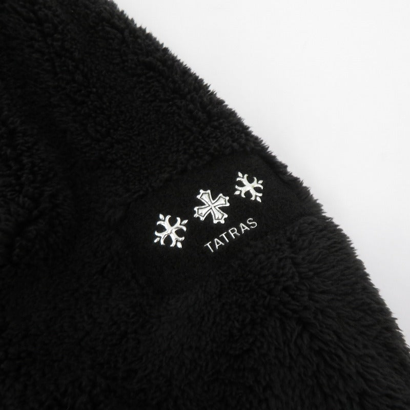 TATRAS | タトラス MONREALE モンレアレ ボア フリースジャケット ブルゾン MJXA0213033588 ブラック サイズ：2【瀬戸大橋店】