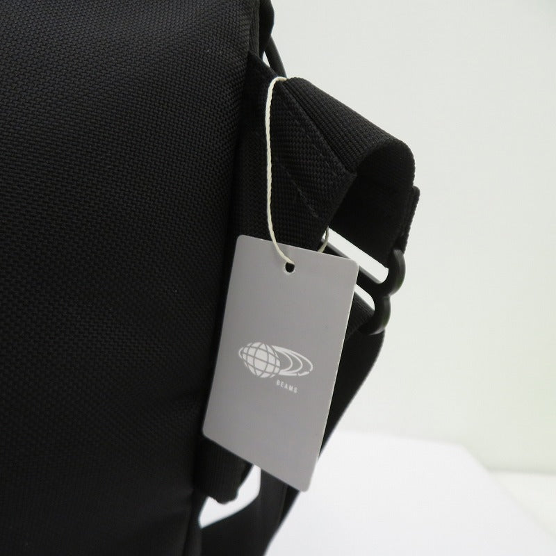 BRIEFING | ブリーフィング × BEAMS PLUS FLEET MESSENGER 13 ショルダーバッグ 38-61-0010-106-19-88 ブラック【瀬戸大橋店】
