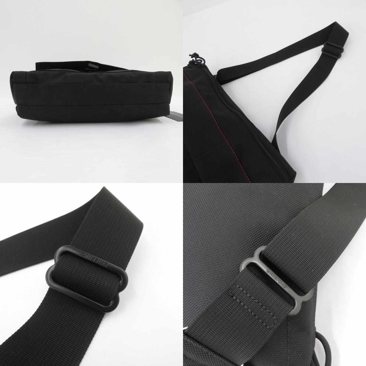 BRIEFING | ブリーフィング × BEAMS PLUS FLEET MESSENGER 13 ショルダーバッグ 38-61-0010-106-19-88 ブラック【瀬戸大橋店】
