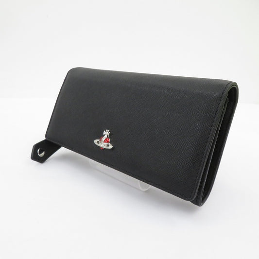 Vivienne Westwood | ヴィヴィアンウエストウッド DIAMANTE SERIES 長財布 ブラック【瀬戸大橋店】