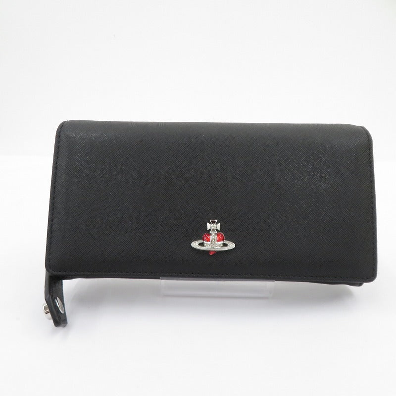 Vivienne Westwood | ヴィヴィアンウエストウッド DIAMANTE SERIES 長財布 ブラック【瀬戸大橋店】
