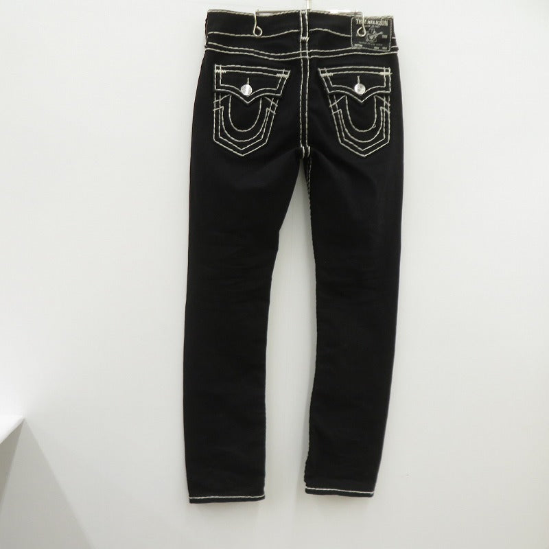 TRUE RELIGION | トゥルーレリジョン RICKY SUPER T STRAIGHT JEAN デニムパンツ 105820 ブラック サイズ：30【瀬戸大橋店】