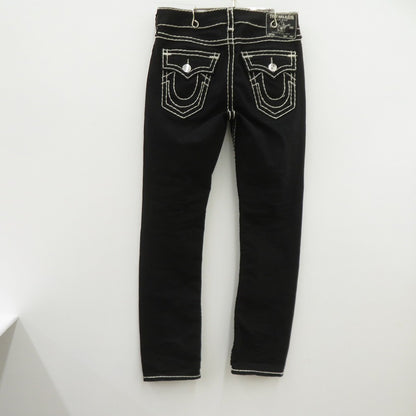 TRUE RELIGION | トゥルーレリジョン RICKY SUPER T STRAIGHT JEAN デニムパンツ 105820 ブラック サイズ：30【瀬戸大橋店】