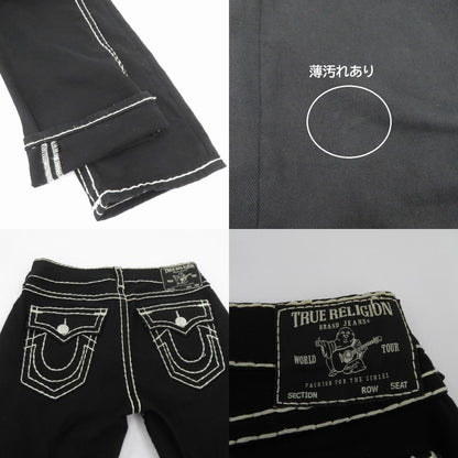 TRUE RELIGION | トゥルーレリジョン RICKY SUPER T STRAIGHT JEAN デニムパンツ 105820 ブラック サイズ：30【瀬戸大橋店】