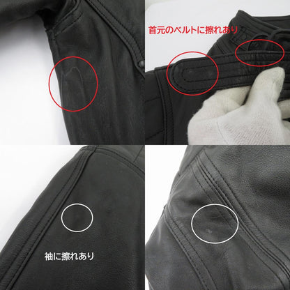 KADOYA | カドヤ サイバージャック ジャケット レザー ブラック サイズ：L【瀬戸大橋店】