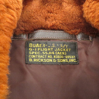 Buzz Rickson's | バズリクソンズ G-1 フライトジャケット ミリタリーコート M83119 ブラウン サイズ：不明【瀬戸大橋店】