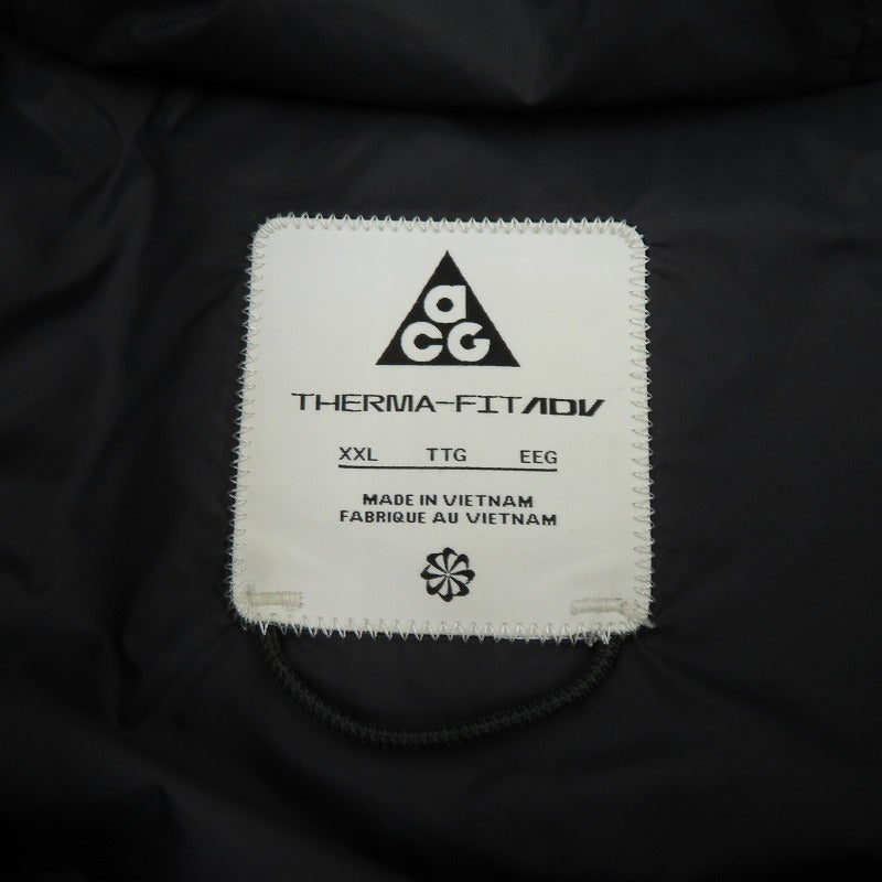 NIKE | ナイキ TFADV LUNAR LAKE JKT 中綿ジャケット DH3071-011 サイズ:2XL ブラック【瀬戸大橋店】