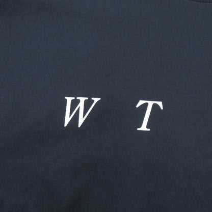 W)TAPS | ダブルタップス SYSTEM/SS/COTTON 半袖Ｔシャツ 261ATDT-STM02S ネイビー サイズ：2【瀬戸大橋店】