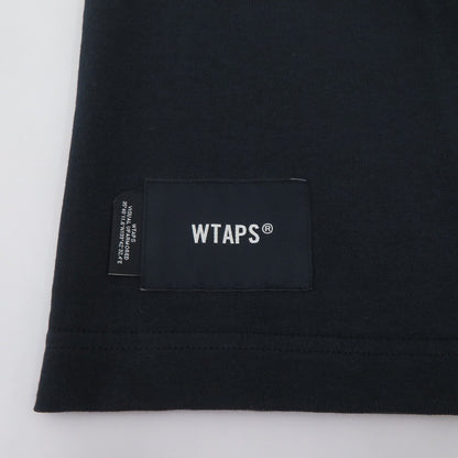 W)TAPS | ダブルタップス SYSTEM/SS/COTTON 半袖Ｔシャツ 261ATDT-STM02S ネイビー サイズ：2【瀬戸大橋店】