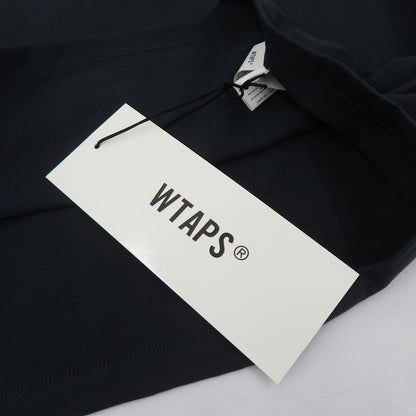 W)TAPS | ダブルタップス SYSTEM/SS/COTTON 半袖Ｔシャツ 261ATDT-STM02S ネイビー サイズ：2【瀬戸大橋店】