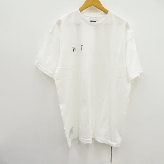 W)TAPS | ダブルタップス SYSTEM/SS/COTTON 半袖Ｔシャツ 261ATDT-STM02S ホワイト サイズ：3【瀬戸大橋店】