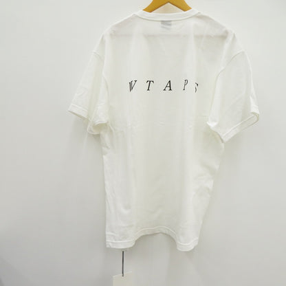 W)TAPS | ダブルタップス SYSTEM/SS/COTTON 半袖Ｔシャツ 261ATDT-STM02S ホワイト サイズ：3【瀬戸大橋店】