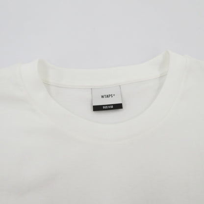 W)TAPS | ダブルタップス SYSTEM/SS/COTTON 半袖Ｔシャツ 261ATDT-STM02S ホワイト サイズ：3【瀬戸大橋店】