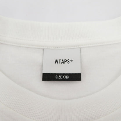 W)TAPS | ダブルタップス SYSTEM/SS/COTTON 半袖Ｔシャツ 261ATDT-STM02S ホワイト サイズ：3【瀬戸大橋店】