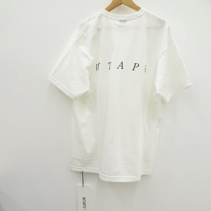 W)TAPS | ダブルタップス SYSTEM/SS/COTTON 半袖Ｔシャツ 261ATDT-STM02S ホワイト サイズ：3【瀬戸大橋店】