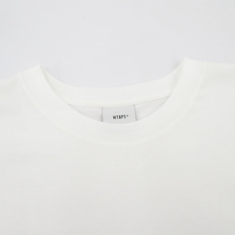 W)TAPS | ダブルタップス SYSTEM/SS/COTTON 半袖Ｔシャツ 261ATDT-STM02S ホワイト サイズ：3【瀬戸大橋店】