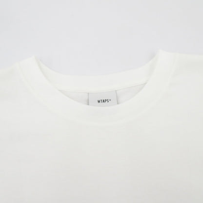 W)TAPS | ダブルタップス SYSTEM/SS/COTTON 半袖Ｔシャツ 261ATDT-STM02S ホワイト サイズ：3【瀬戸大橋店】
