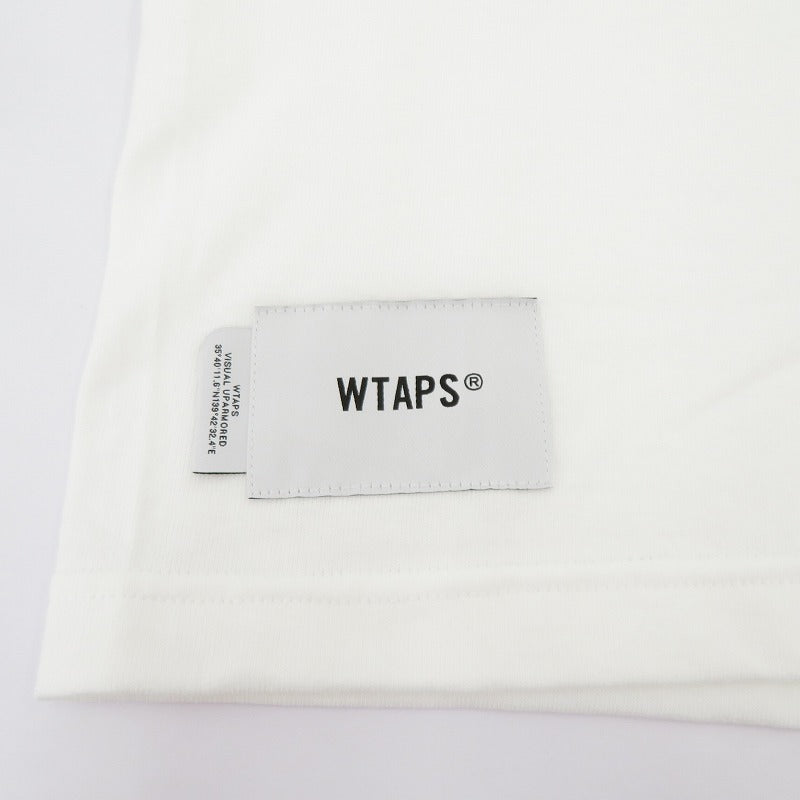 W)TAPS | ダブルタップス SYSTEM/SS/COTTON 半袖Ｔシャツ 261ATDT-STM02S ホワイト サイズ：3【瀬戸大橋店】