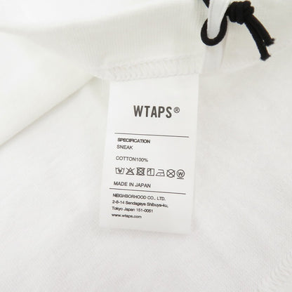 W)TAPS | ダブルタップス SYSTEM/SS/COTTON 半袖Ｔシャツ 261ATDT-STM02S ホワイト サイズ：3【瀬戸大橋店】
