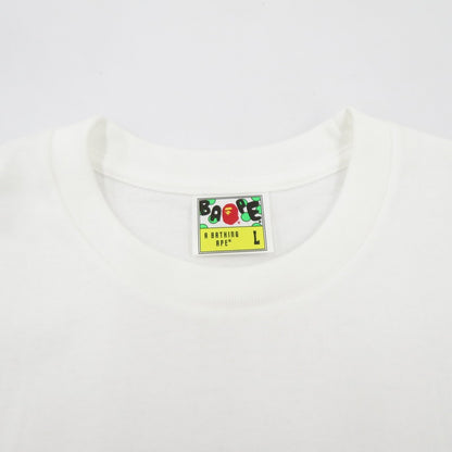 A BATHING APE | アベイシングエイプ 1ST CAMO COLLEGE TEE 半袖Ｔシャツ 1M301110013 ホワイト サイズ：L【瀬戸大橋店】