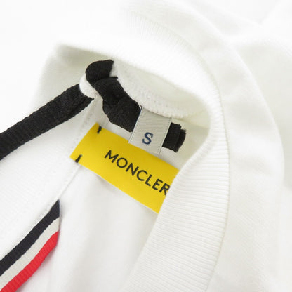 MONCLER GENIUS | モンクレールジニアス アームパッチ ロングスリーブ 長袖Ｔシャツ F10928D70000 V8136 ホワイト サイズ：S【瀬戸大橋店】