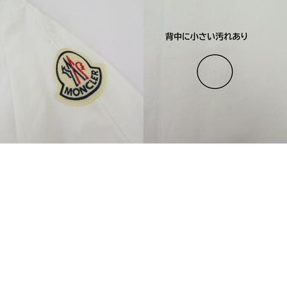 MONCLER GENIUS | モンクレールジニアス アームパッチ ロングスリーブ 長袖Ｔシャツ F10928D70000 V8136 ホワイト サイズ：S【瀬戸大橋店】