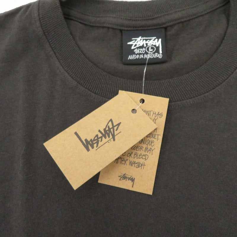 STUSSY | ステューシー CALI GROWN TEE PIGMENT DYED 半袖Ｔシャツ 1905162 ブラック サイズ：L【瀬戸大橋店】