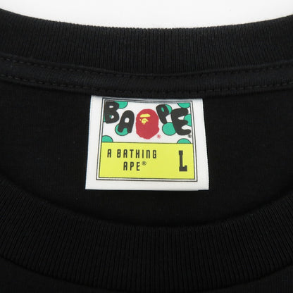 A BATHING APE | アベイシングエイプ COLOR CAMO BIG APE HEAD LS TEE 長袖Ｔシャツ 1M80111055 ブラック サイズ：L【瀬戸大橋店】