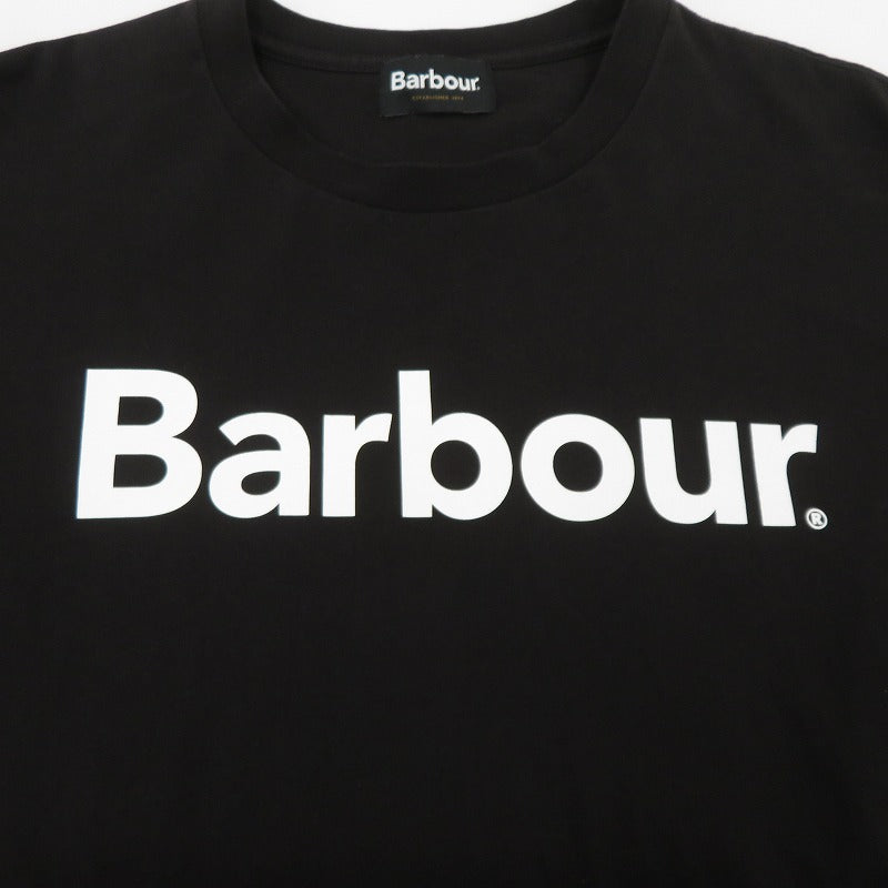 Barbour | バーブァー ビーコンロゴT 半袖Ｔシャツ 231MTSG002 ブラック サイズ：L【瀬戸大橋店】