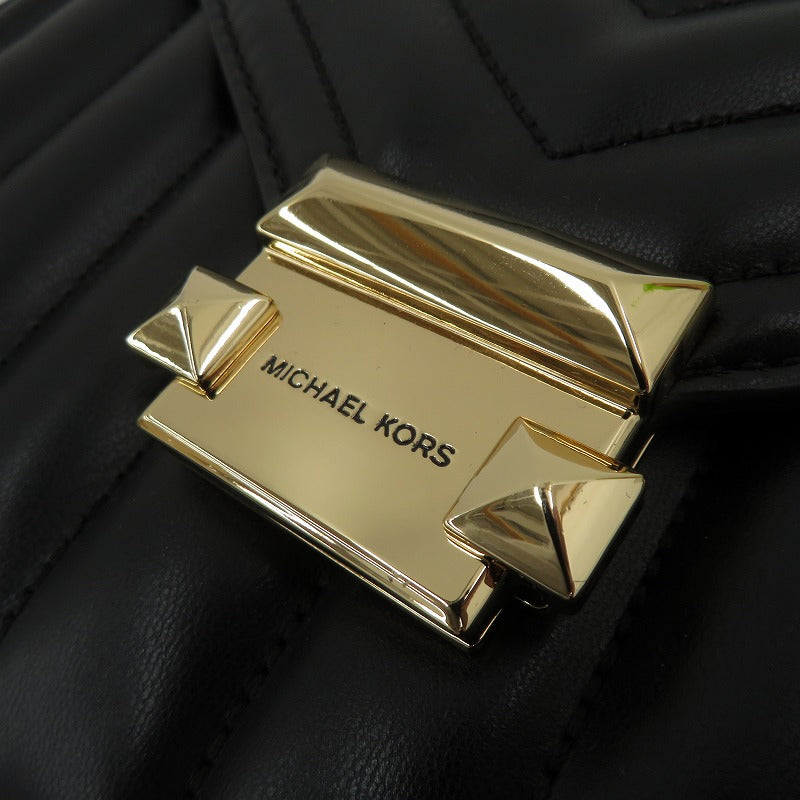 Michael Kors | マイケルコース ホイットニー ミディアム フラップ ショルダーバッグ 35R4GWHL6U ブラック【瀬戸大橋店】