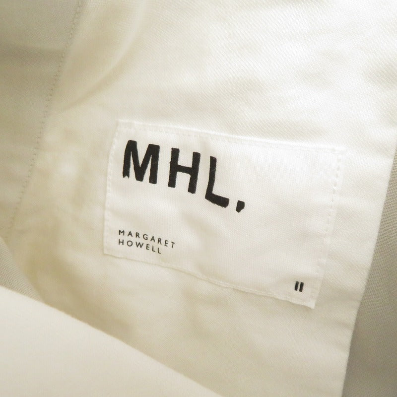 MARGARET HOWELL | マーガレットハウエル WASHED CHINO COTTON チノパンツ ベージュ サイズ：2【瀬戸大橋店】