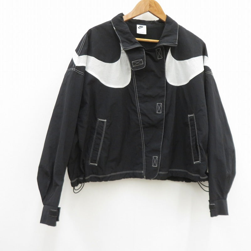 NIKE | ナイキ DOBLE SWOOSH WINDBREAKER ナイロンジャケット DR6133-010 ブラック サイズ：L【瀬戸大橋店】