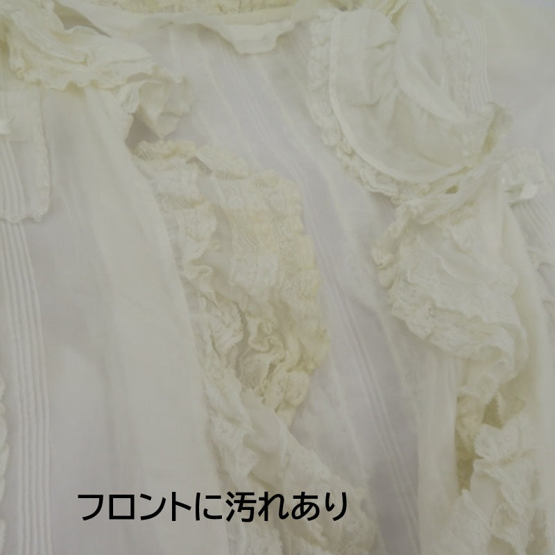 PINK HOUSE フリル ブラウス ホワイト サイズ：不明【瀬戸大橋店】