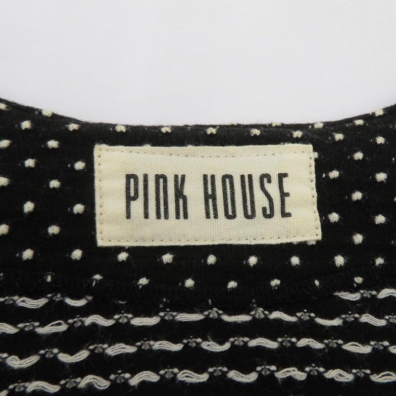 PINK HOUSE ドット柄 その他トップス ブラック サイズ：不明【瀬戸大橋店】