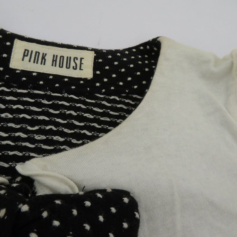 PINK HOUSE ドット柄 その他トップス ブラック サイズ：不明【瀬戸大橋店】