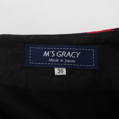 M'S GRACY チューリップ スカート FJ-917701 ブラック サイズ：36【瀬戸大橋店】