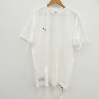 W)TAPS | ダブルタップス SYSTEM/SS/COTTON 半袖Ｔシャツ 261ATDT-STM02S ホワイト サイズ：2【瀬戸大橋店】