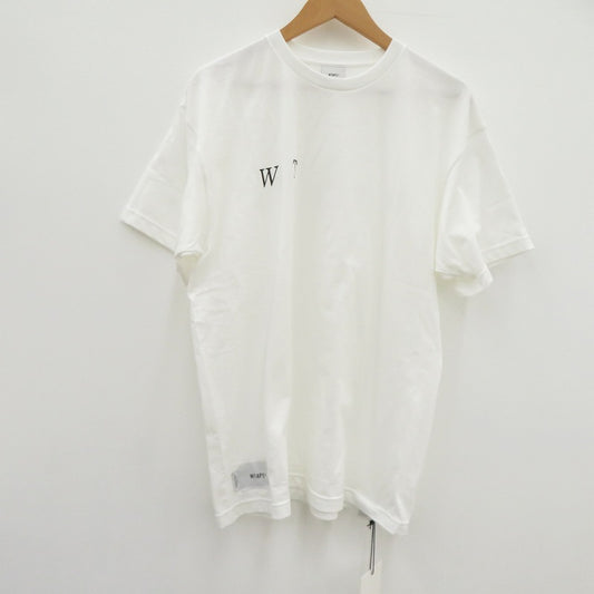 W)TAPS | ダブルタップス SYSTEM/SS/COTTON 半袖Ｔシャツ 261ATDT-STM02S ホワイト サイズ：2【瀬戸大橋店】