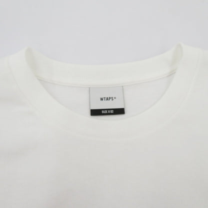 W)TAPS | ダブルタップス SYSTEM/SS/COTTON 半袖Ｔシャツ 261ATDT-STM02S ホワイト サイズ：2【瀬戸大橋店】