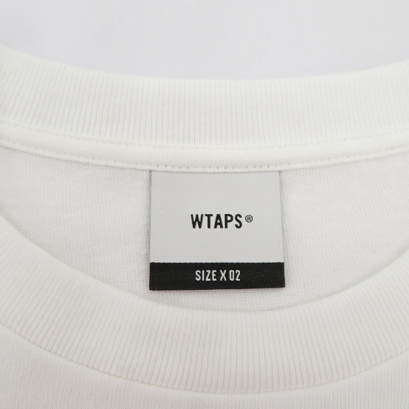W)TAPS | ダブルタップス SYSTEM/SS/COTTON 半袖Ｔシャツ 261ATDT-STM02S ホワイト サイズ：2【瀬戸大橋店】