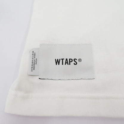W)TAPS | ダブルタップス SYSTEM/SS/COTTON 半袖Ｔシャツ 261ATDT-STM02S ホワイト サイズ：2【瀬戸大橋店】