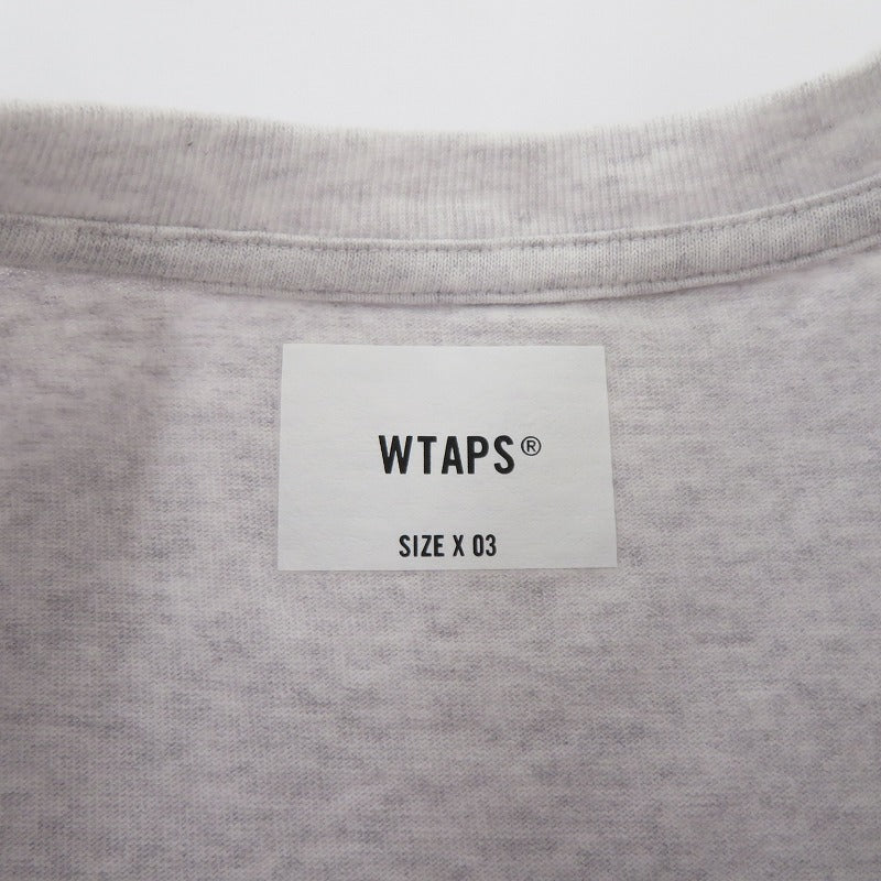 W)TAPS | ダブルタップス BC/SS/COTTON タンクトップ 261ATDT-CSM32 グレー サイズ：3【瀬戸大橋店】