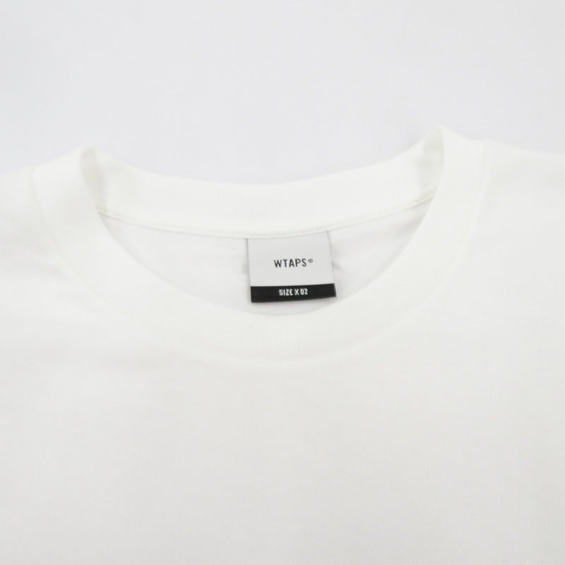 W)TAPS | ダブルタップス SYSTEM/SS/COTTON 半袖Ｔシャツ 261ATDT-STM02S ホワイト サイズ：2【瀬戸大橋店】