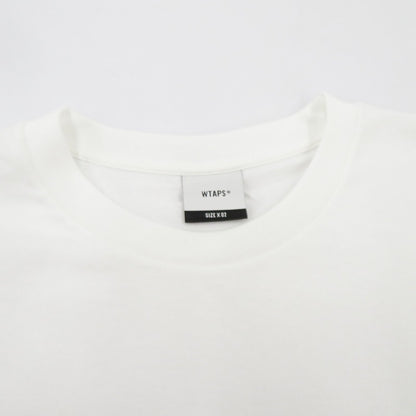 W)TAPS | ダブルタップス SYSTEM/SS/COTTON 半袖Ｔシャツ 261ATDT-STM02S ホワイト サイズ：2【瀬戸大橋店】